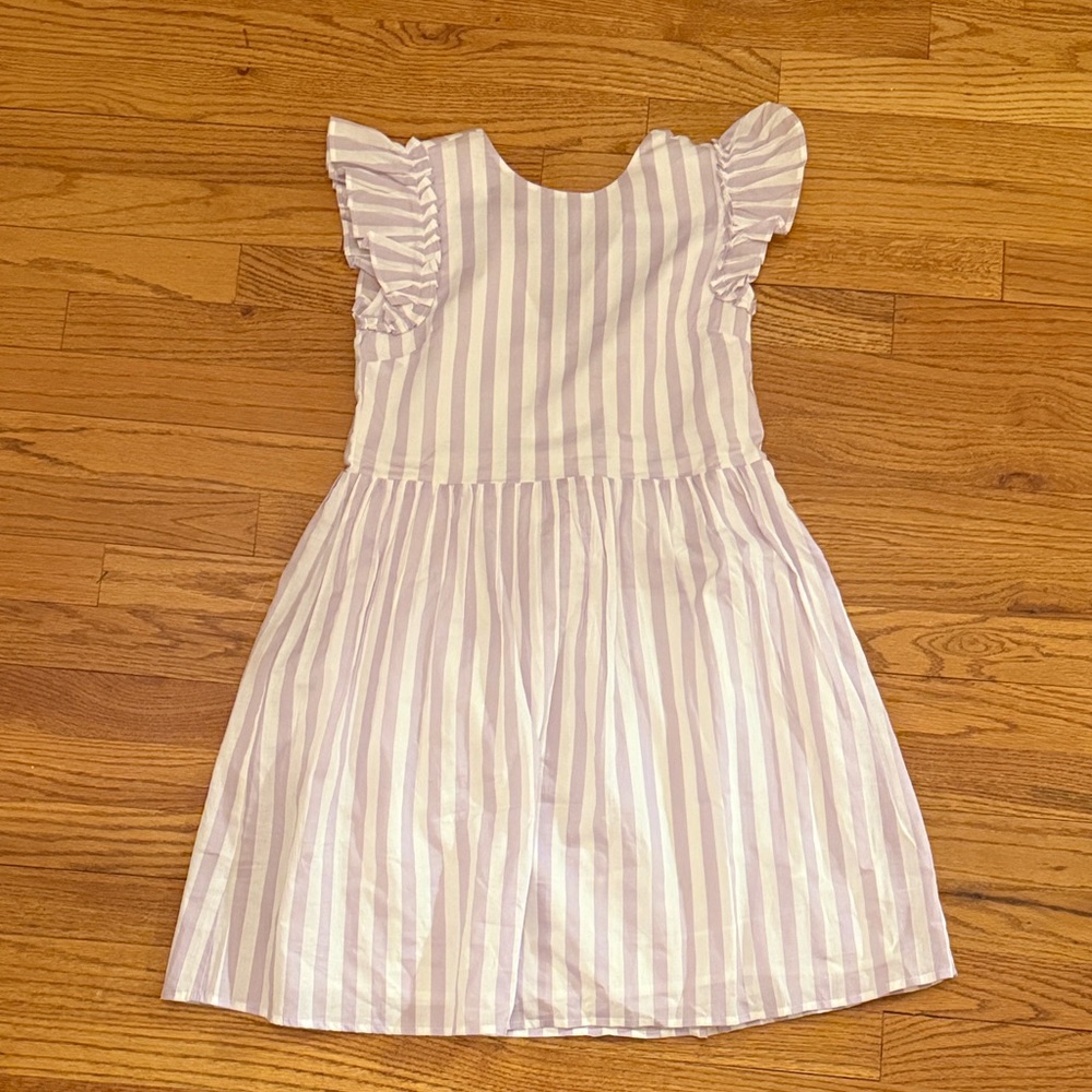 Crewcuts Lavender and White Striped Kids Dress Easter